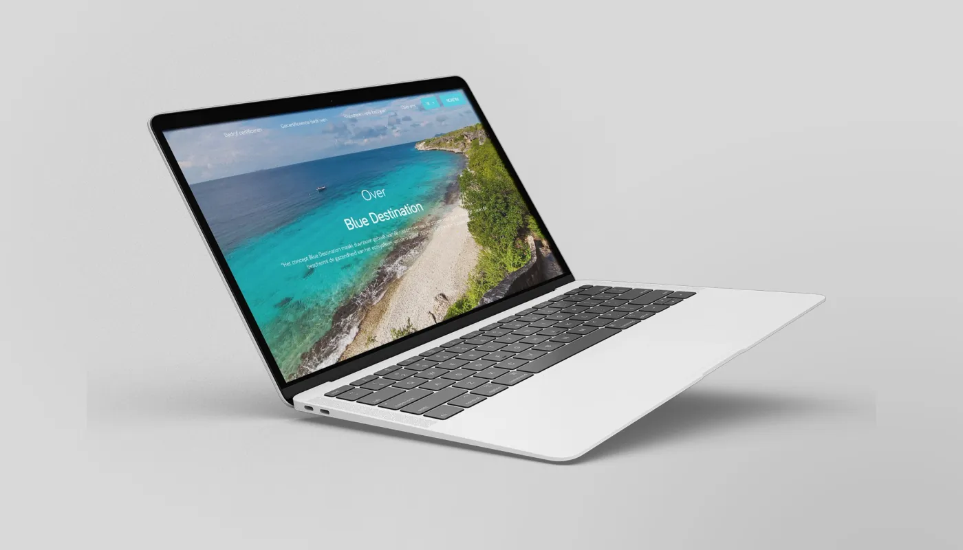 Sitio web a medida para Blue Destination