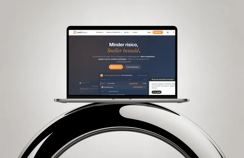 Sitio web Elementor para CreditDevice